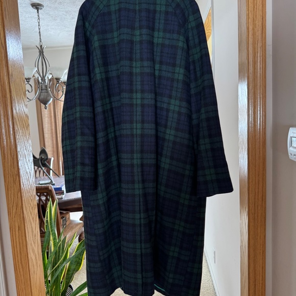 Avec Les Filles Plaid Coat in Green and Blue - Picture 6 of 6